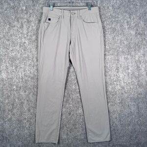 Vineyard Vines On The Go 5 Pocket Pants Mens 30x30 Gray Performance Casual